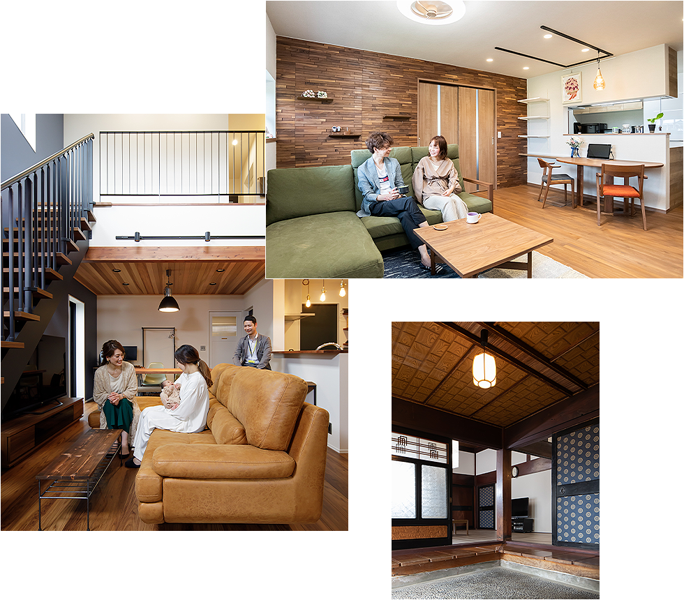 しあわせに過ごすための家づくり。